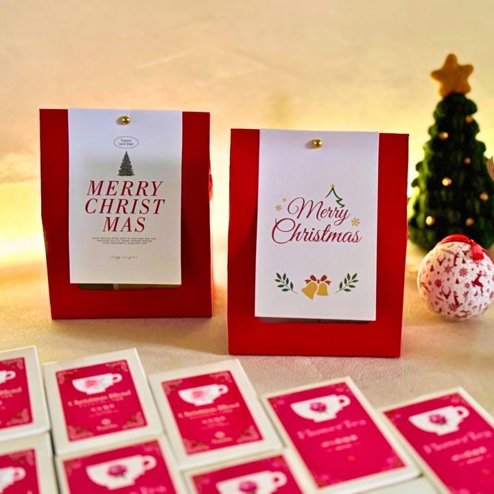 【12月限定】天の和紅茶×ばらの花びら×ジャスミン×いちごのクリスマス特別ブレンドで楽しいクリスマスを。