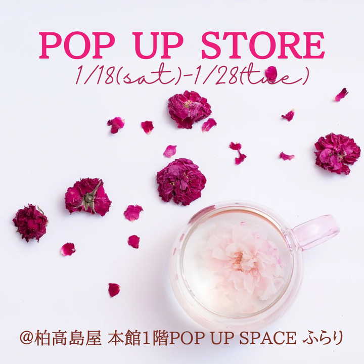柏高島屋にて初のPOP UP STOREを開催します✨1/18-1/28