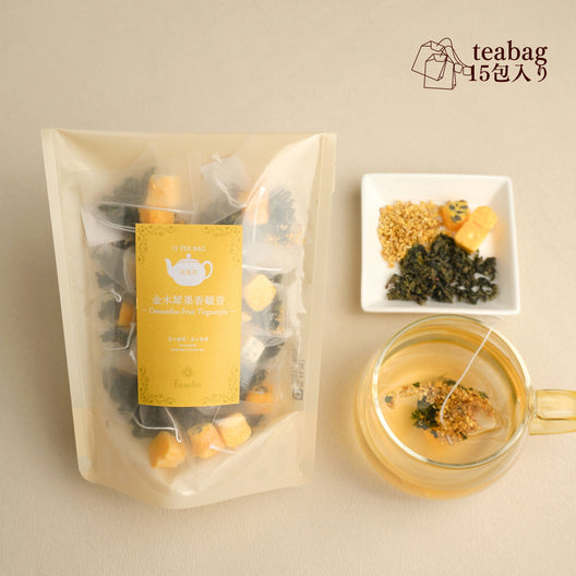 金木犀果香観音teabag(金木犀花茶×パッションフルーツ×鉄観音茶)