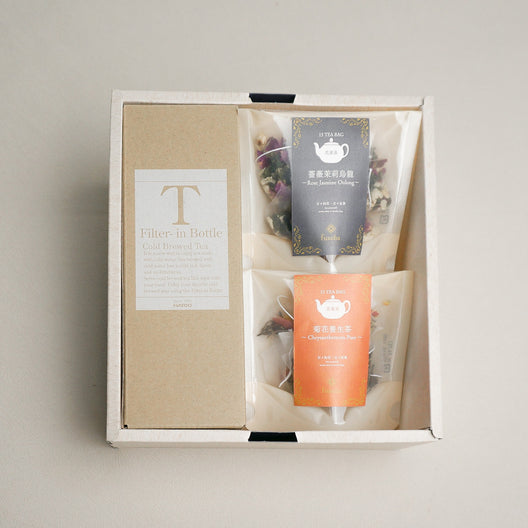 ブレンドティーとフィルターインボトルのGiftSet